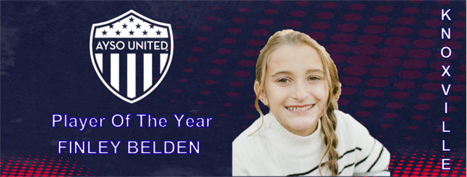 AYSO UNITED GIRLS PLAYER OF THE YEAR